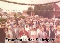 Erntefest in den Siebzigern