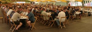 Gut besuchter Frühschoppen
