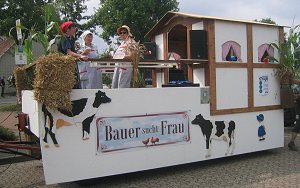 Umzug mit Mottowagen