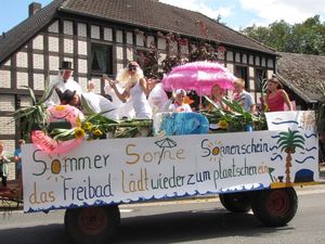Umzug mit Mottowagen